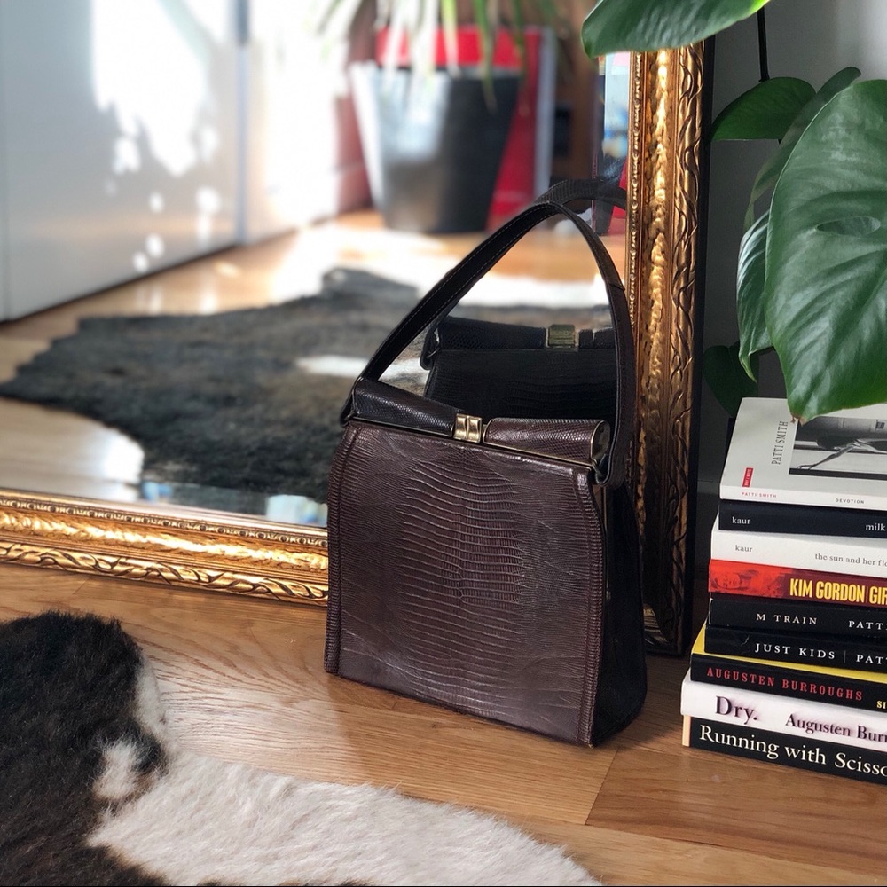 Vintage Croc Shoulder Bag